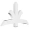 Ekena Millwork Davenport Architectural Grade PVC Gable Bracket, 60"W x 35"H x 4"D x 6"F, 14/12 Pitch GBP060X35X0406DAV00 - alternate 1